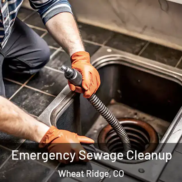  Emergency Sewage Cleanup Wheat Ridge, CO