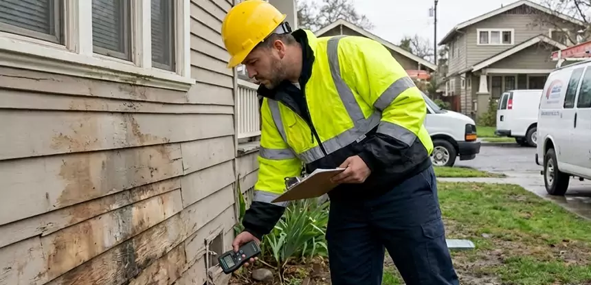 Water Damage Exterior Wall Wheat Ridge