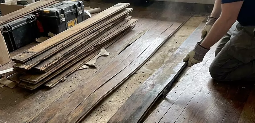 Wood Veneer Water Damage Repair Wheat Ridge