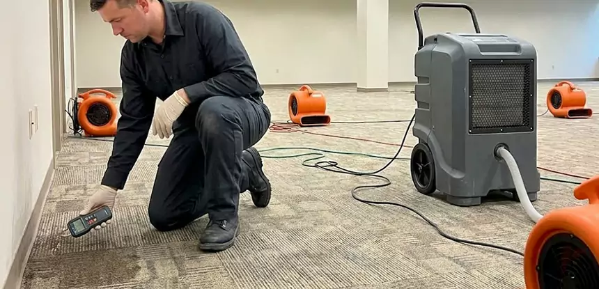 Drying Carpet Padding After Flood in Wheat Ridge